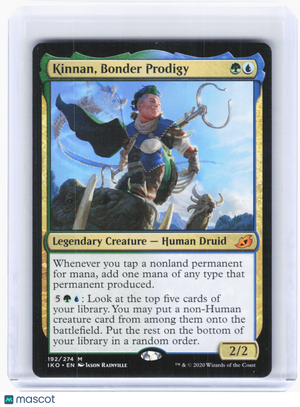 2020 Magic: TG—Kinnan, Bonder Prodigy #192 Ikoria: Lair of Behemoths—M Nonfoil