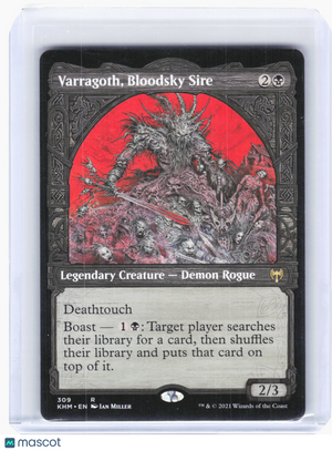 2021 Magic: TG—Varragoth, Bloodsky Sire #309 Kaldheim—Rare Nonfoil (Showcase)