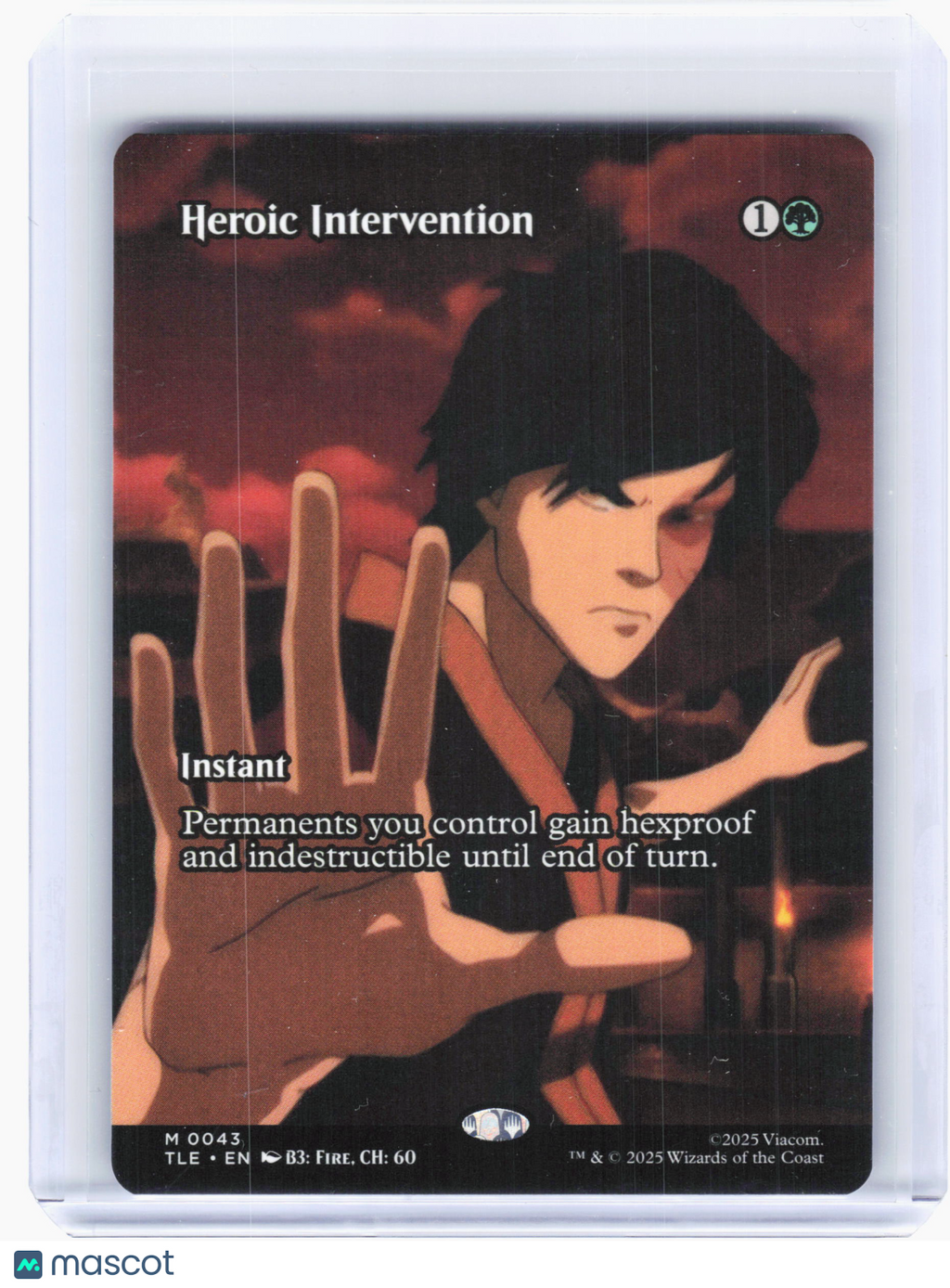 2025 Magic: The Gathering—Heroic Intervention #43 TLE—M Nonfoil (Borderless)