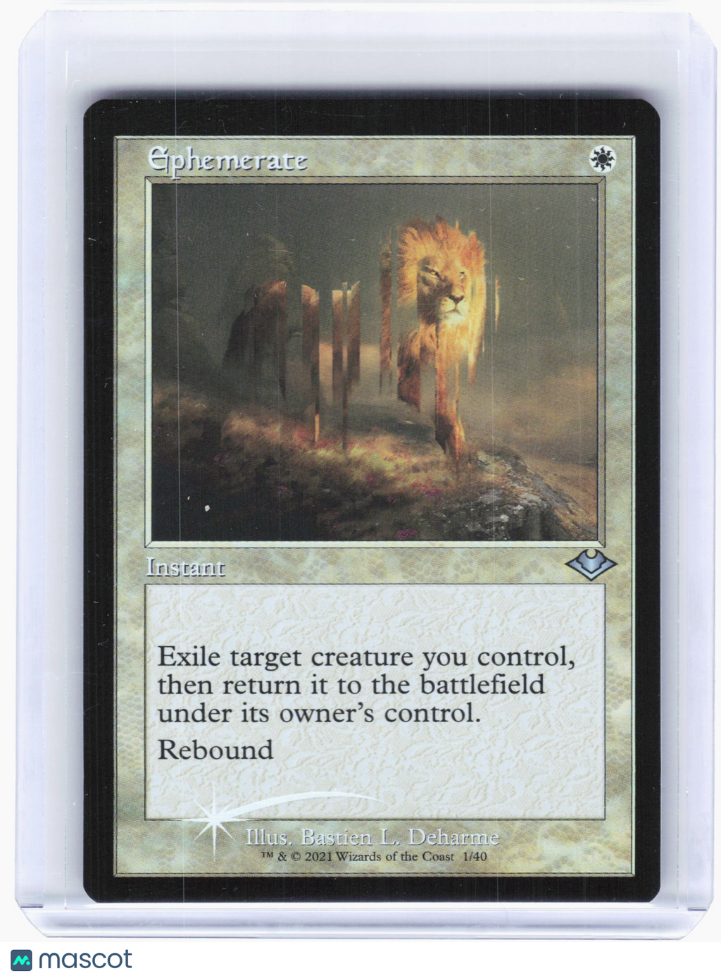 2021 Magic: The Gathering—Ephemerate #1 H1R—Uncommon Foil (Retro Frame)