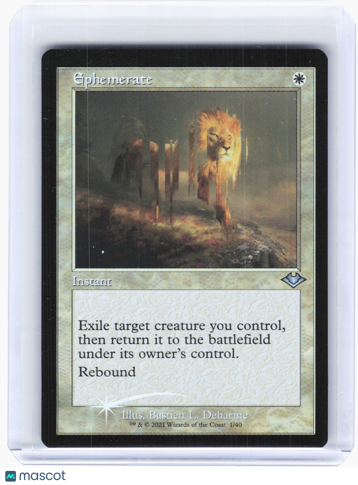 2021 Magic: The Gathering—Ephemerate #1 H1R—Uncommon Foil (Retro Frame)