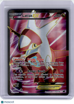 2013 Pokemon—Latias EX #112 Plasma Freeze—Ultra Rare Holo [Lightly Played]