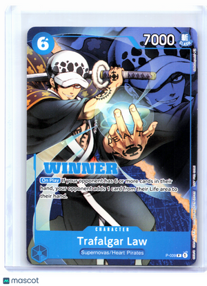 2022 One Piece—Trafalgar Law (Winner Pack Vol. 1) #P-009 OP-PR—Promo Foil [LP]