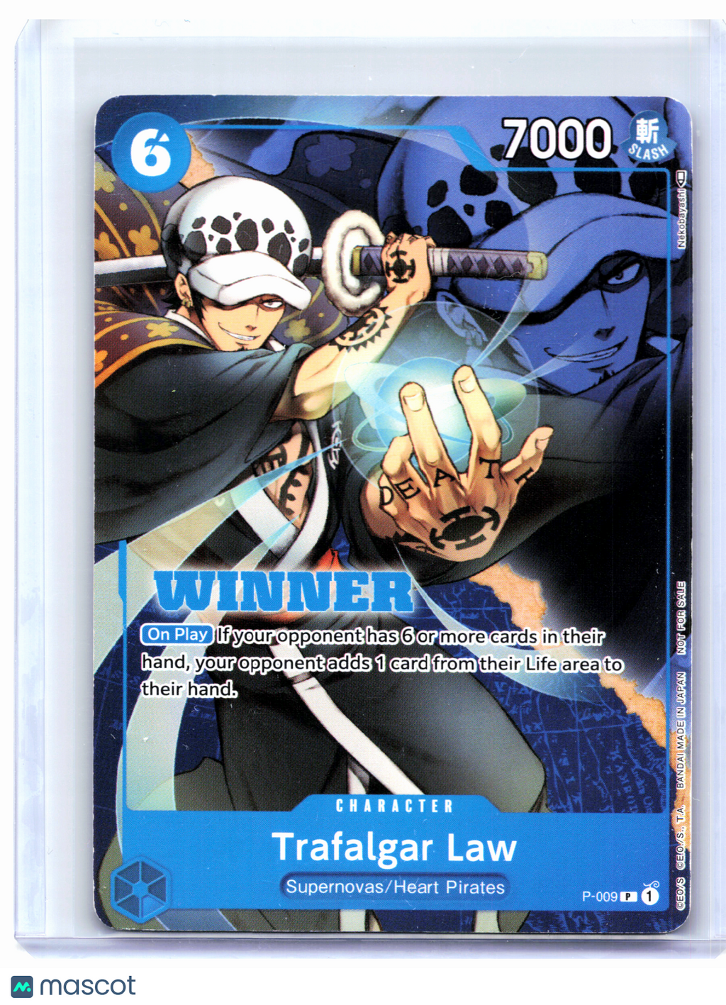 2022 One Piece—Trafalgar Law (Winner Pack Vol. 1) #P-009 OP-PR—Promo Foil [LP]