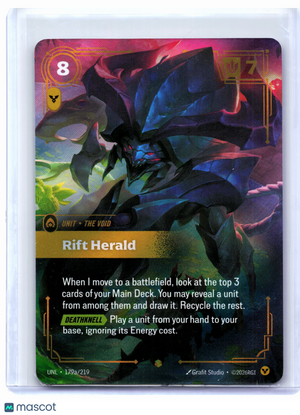 2026 Riftbound: League of Legends TCG—Rift Herald #179a/219 Unleashed—Epic Foil