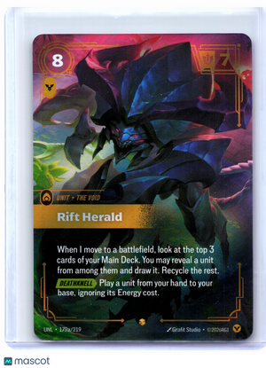 2026 Riftbound: League of Legends TCG—Rift Herald #179a/219 Unleashed—Epic Foil