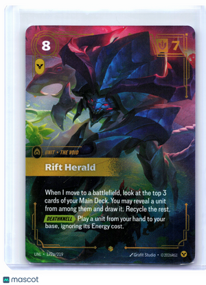 2026 Riftbound: League of Legends TCG—Rift Herald #179a/219 Unleashed—Epic Foil