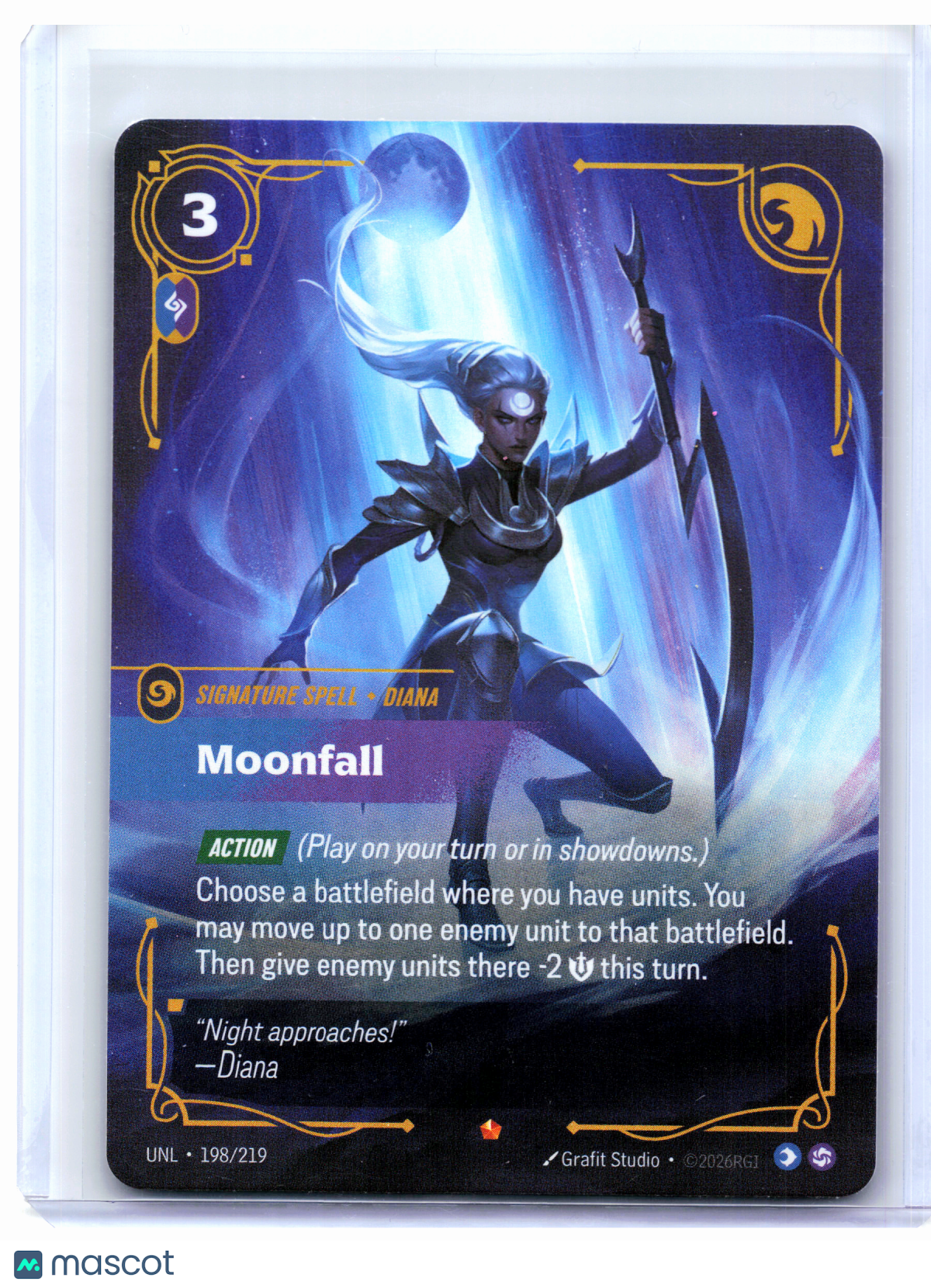 2026 Riftbound: League of Legends TCG—Moonfall #198/219 Unleashed—Epic Foil