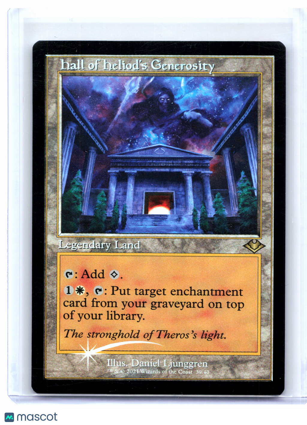 2021 MTG—Hall of Heliod's Generosity (Retro Frame) #39 MH1—Rare Foil Etched