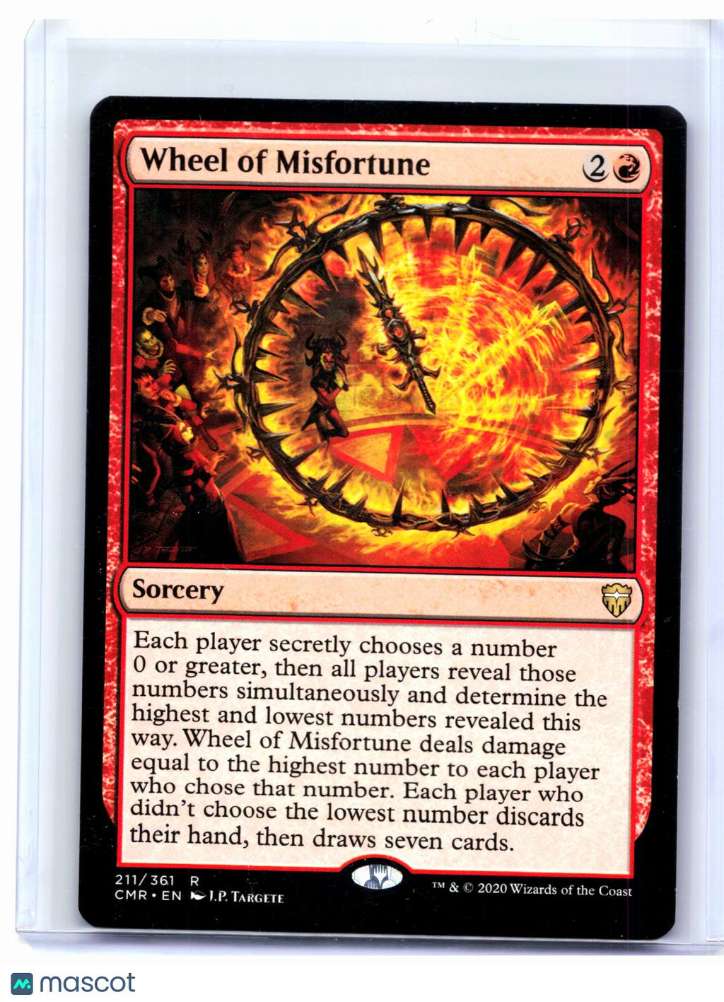 2020 Magic: TG—Wheel of Misfortune #211 Commander Legends—Rare Nonfoil