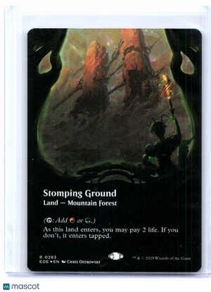 2025 Magic: TG—Stomping Ground (Borderless) #283 Edge of Eternities—Rare Foil