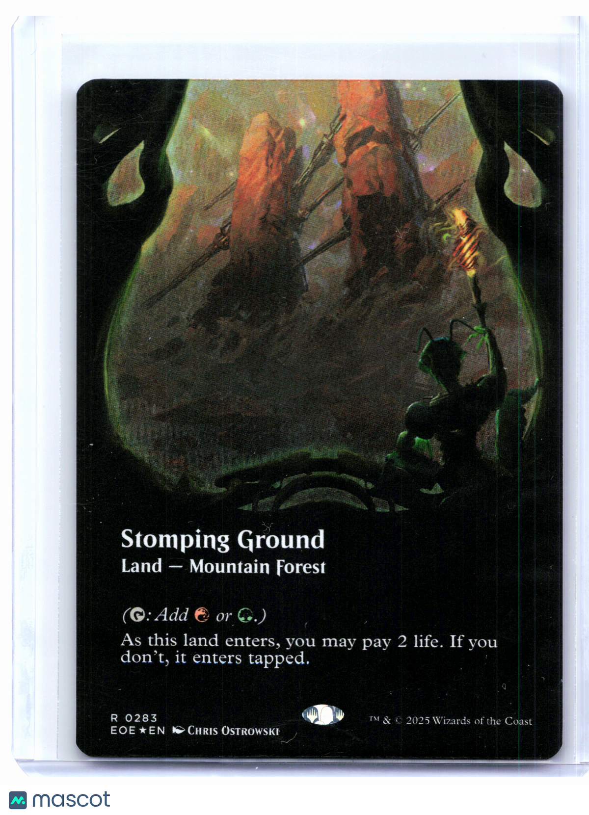 2025 Magic: TG—Stomping Ground (Borderless) #283 Edge of Eternities—Rare Foil