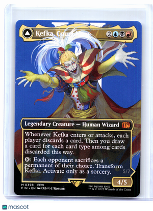 2025 Magic: TG—Kefka, Court Mage (Borderless) #0398 FINAL FANTASY—Mythic Nonfoil