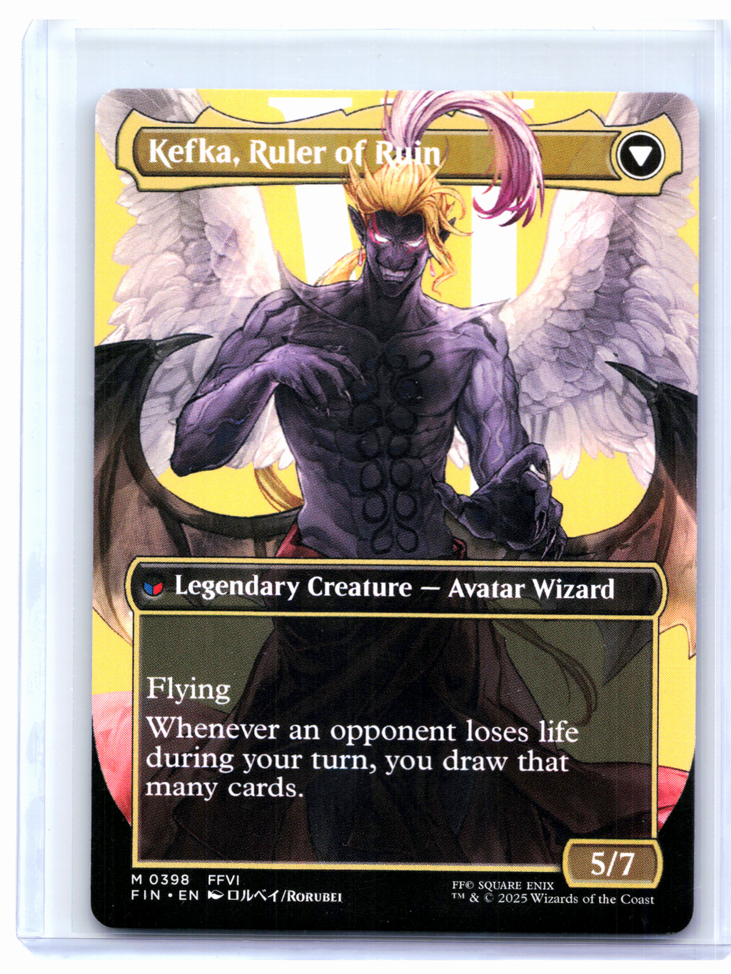 2025 Magic: TG—Kefka, Court Mage (Borderless) #0398 FINAL FANTASY—Mythic Nonfoil