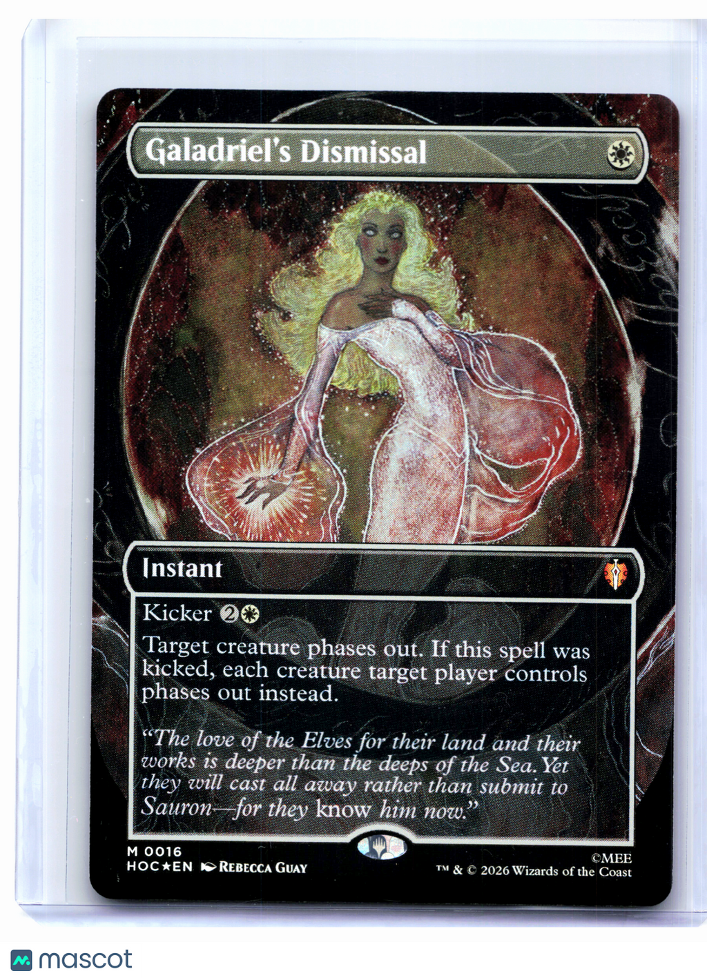 2026 Magic: TG—Galadriel's Dismissal (Borderless) #0016 HOC—Mythic Foil