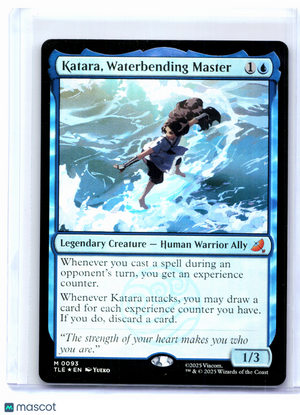 2025 Magic: The Gathering—Katara, Waterbending Master #0093 TLE—Mythic Foil