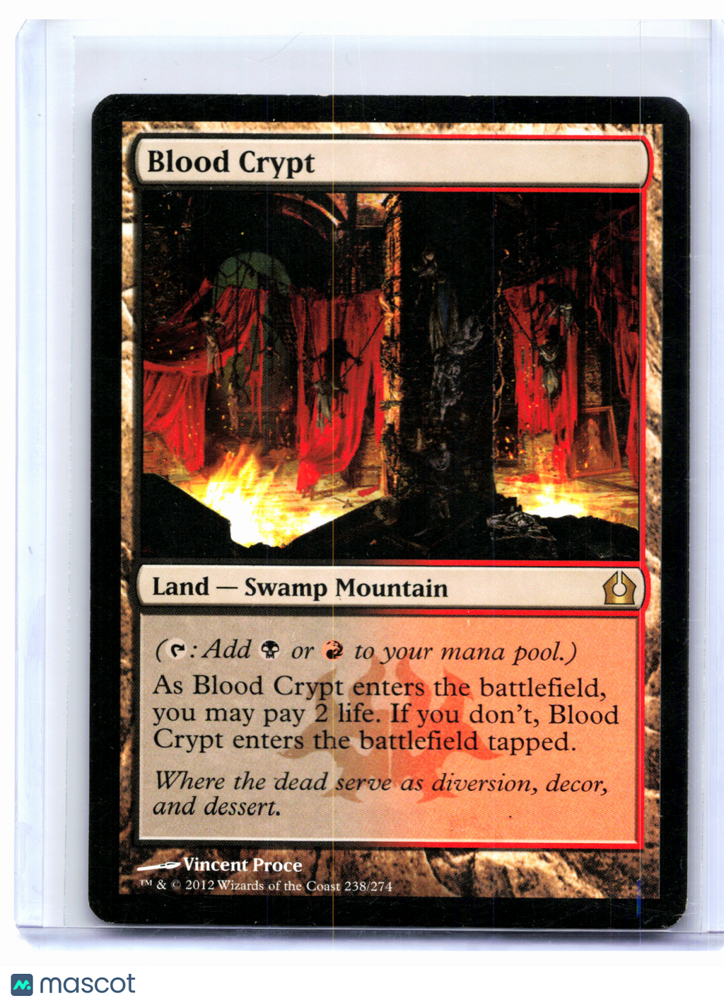 2012 Magic: TG—Blood Crypt #238 Return to Ravnica—Rare Nonfoil [Lightly Played]