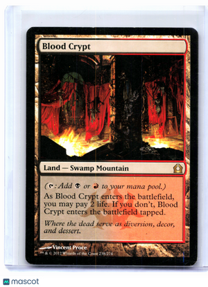 2012 Magic: TG—Blood Crypt #238 Return to Ravnica—Rare Nonfoil [Lightly Played]