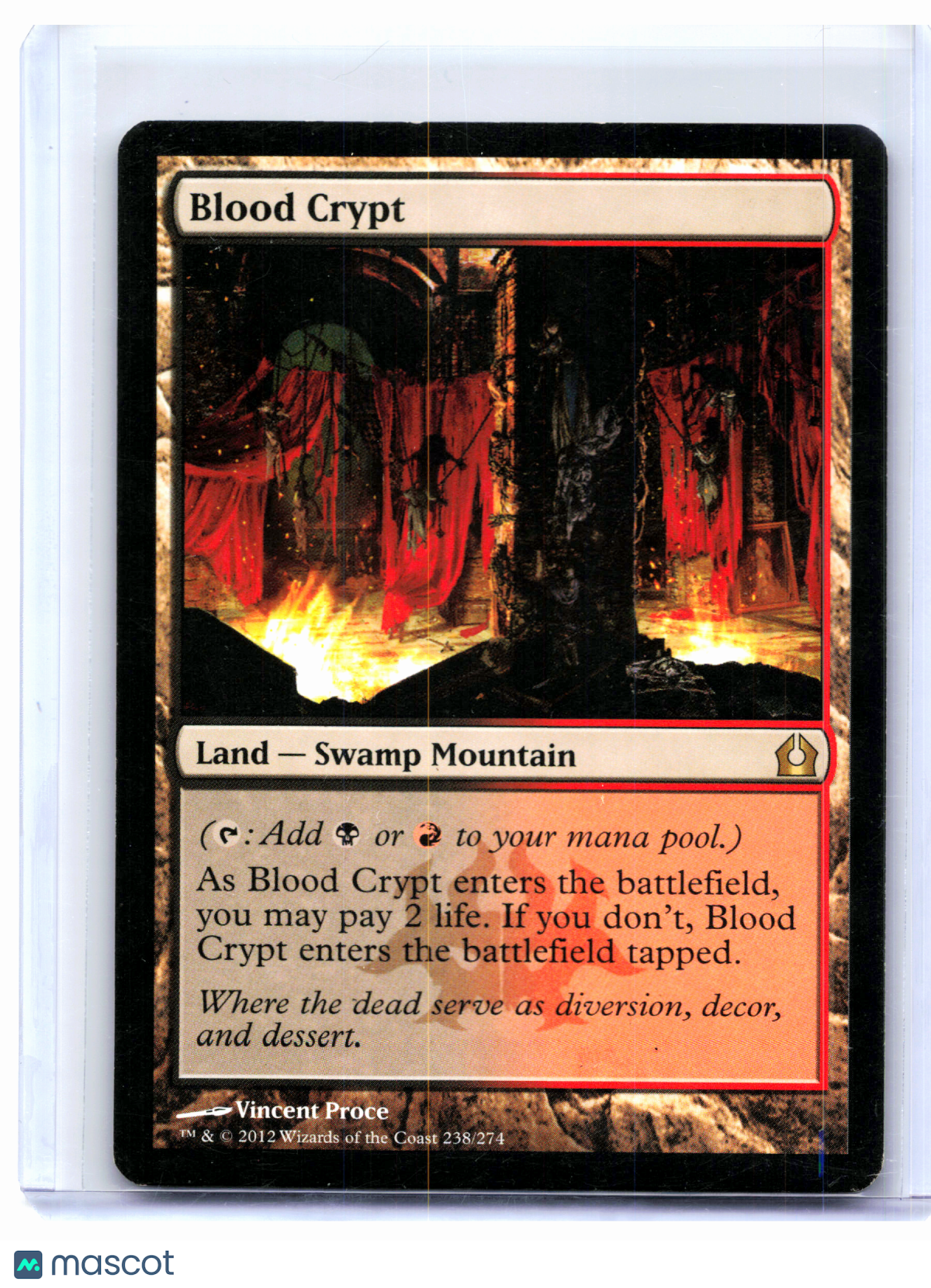 2012 Magic: TG—Blood Crypt #238 Return to Ravnica—Rare Nonfoil [Lightly Played]