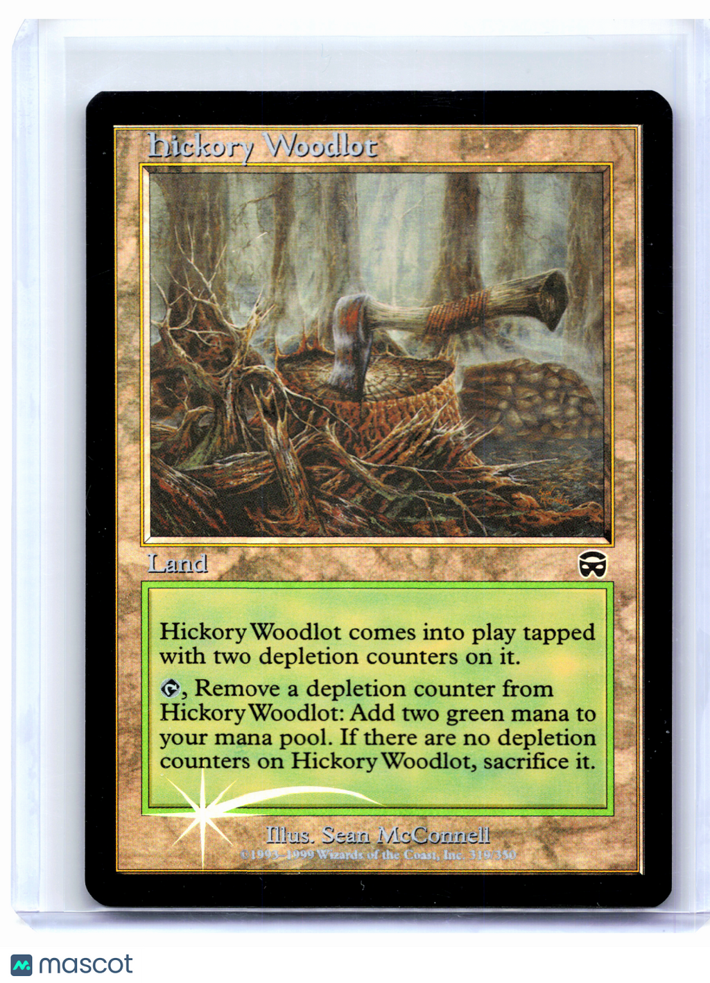 1999 Magic: TG—Hickory Woodlot #319 Mercadian Masques—Common Foil [MP]