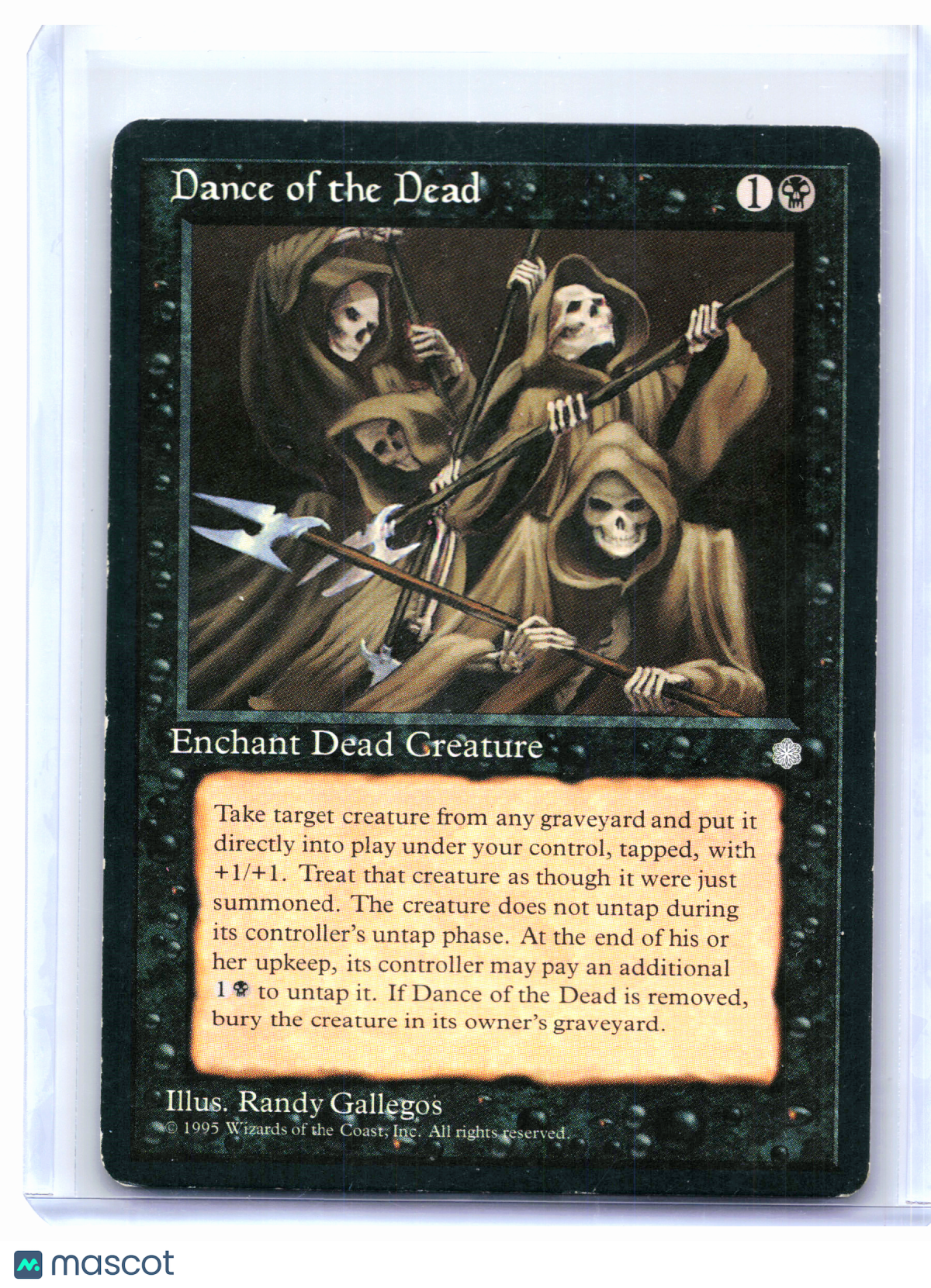 1995 Magic: TG—Dance of the Dead #6 Ice Age—Uncommon Nonfoil [Moderately Played]