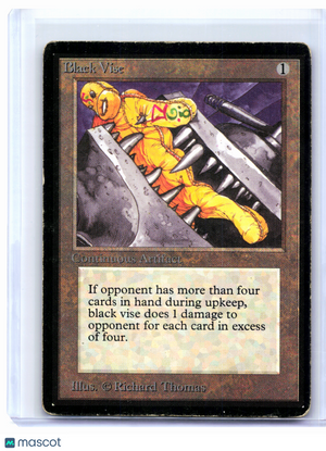 1993 Magic: TG—Black Vise Beta Edition—Uncommon Nonfoil [Heavily Played]