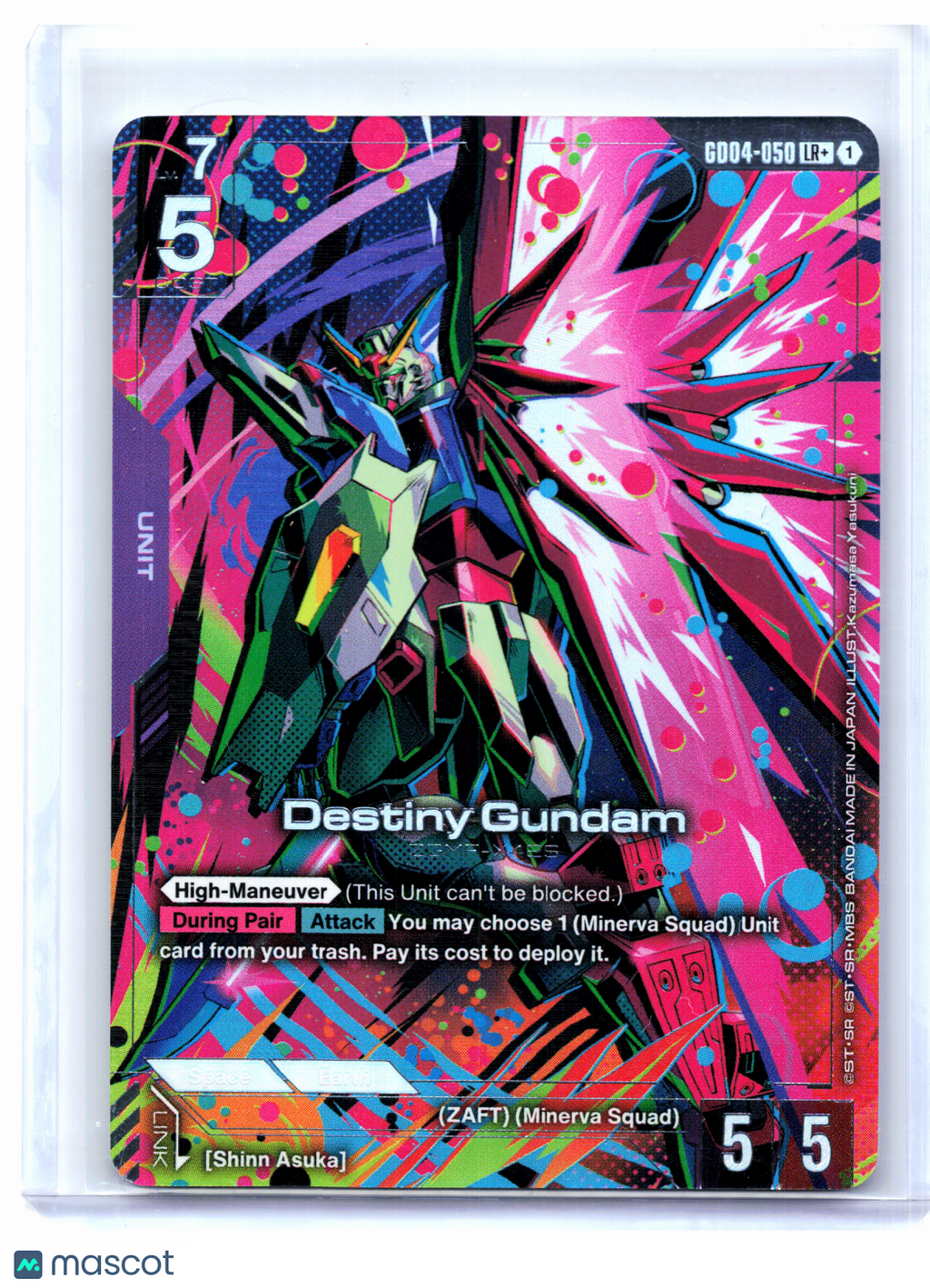 2026 Gundam Card Game—Destiny Gundam #GD04-050 Phantom Aria—Legend Rare+ Foil