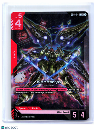 2025 Gundam Card Game—Kshatriya #GD01-044 Newtype Rising—Legend Rare Foil