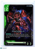 2025 Gundam Card Game—Char's Zaku II #ST03-006 Zeon's Rush—Legend Rare Foil