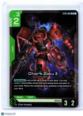 2025 Gundam Card Game—Char's Zaku II #ST03-006 Zeon's Rush—Legend Rare Foil