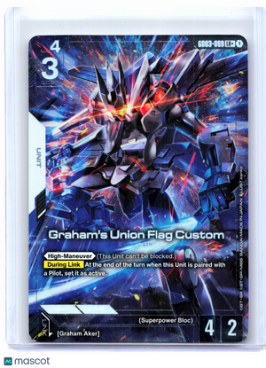 2026 Gundam—Graham's Union Flag Custom #GD03-069 Steel Requiem—Legend Rare+ Foil
