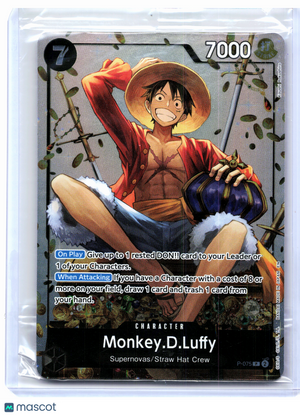 2026 One Piece—Monkey.D.Luffy (Tin Pack Set Vol. 2) #P-075—Promo Foil [Sealed]
