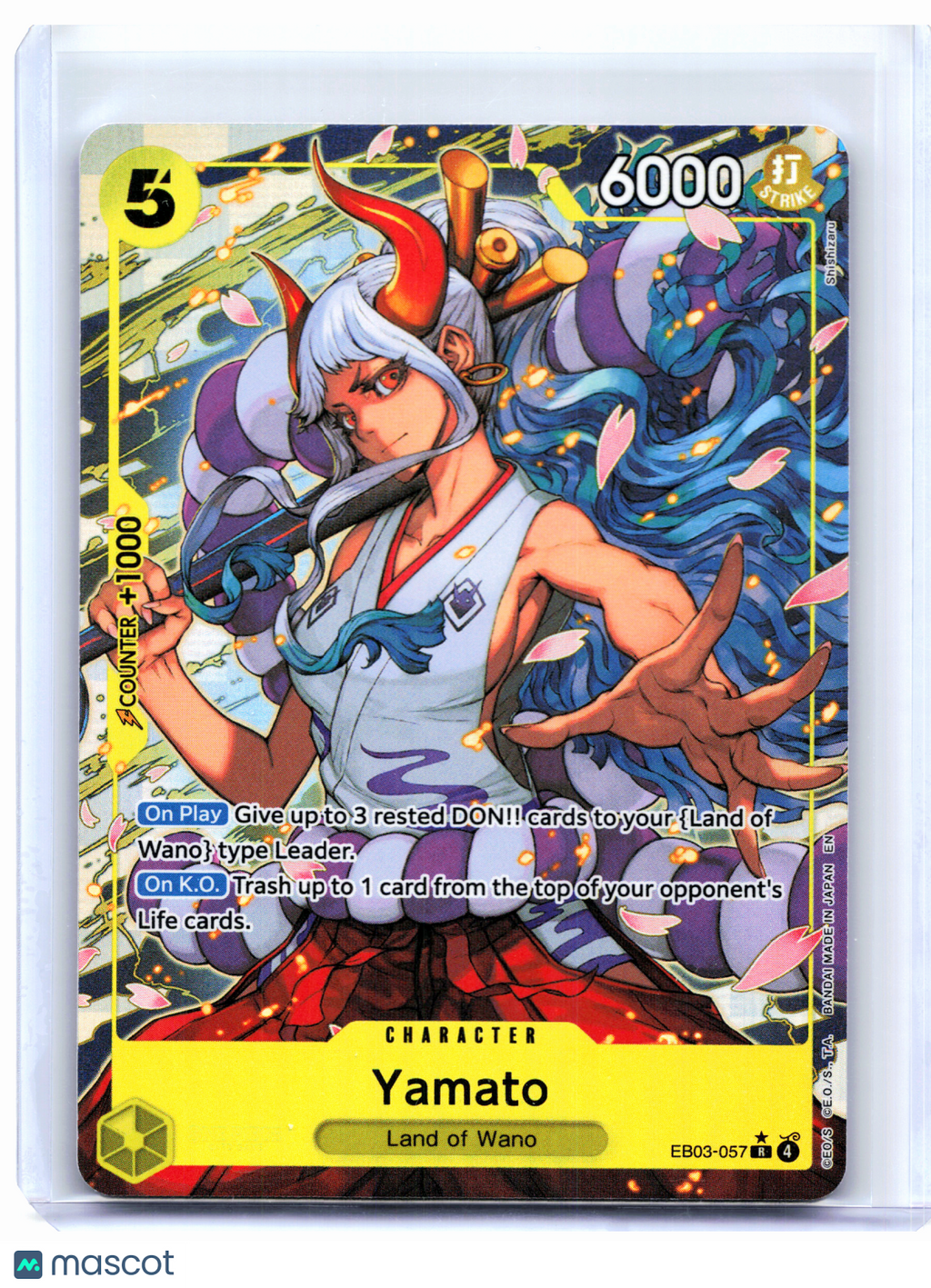 2026 One Piece—Yamato (Alternate Art) #EB03-057 Heroines Edition—Rare Foil