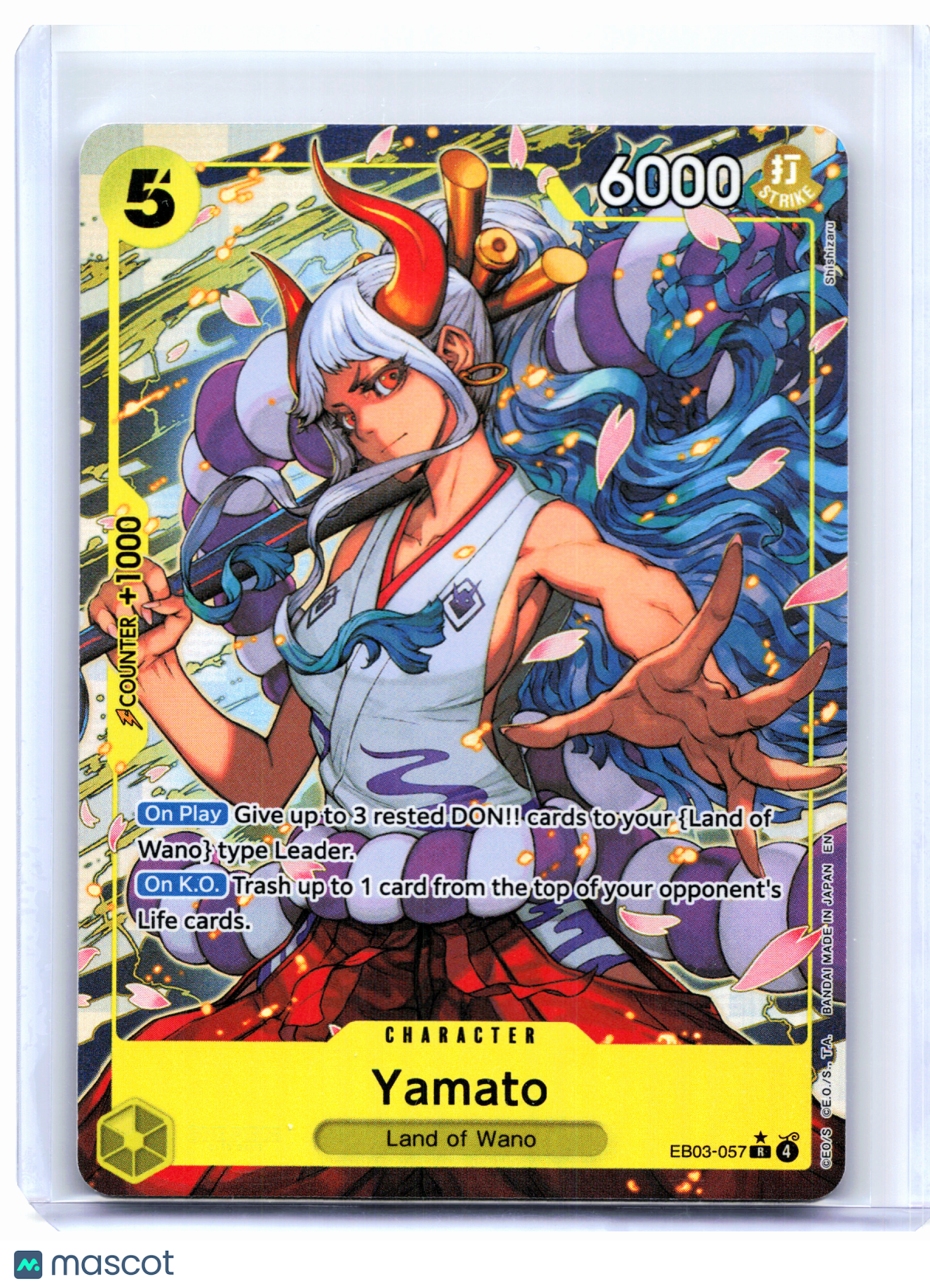 2026 One Piece—Yamato (Alternate Art) #EB03-057 Heroines Edition—Rare Foil