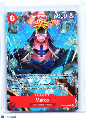 2026 One Piece—Marco (Alternate Art) #OP16-014 The Time of Battle—Rare Foil