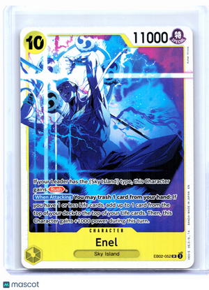 2025 One Piece Card Game—Enel #EB02-052 Anime 25th Collection—Super Rare Foil