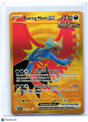 2023 Pokemon—Roaring Moon ex #262/182 Paradox Rift—Hyper Rare Holo