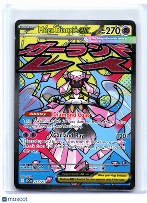 2026 Pokemon—Mega Diancie ex #267/217 Ascended Heroes—Mega Attack Rare Holo