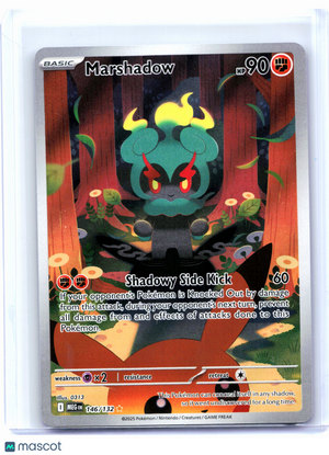 2025 Pokemon—Marshadow #146/132 Mega Evolution Base Set—Illustration Rare Holo