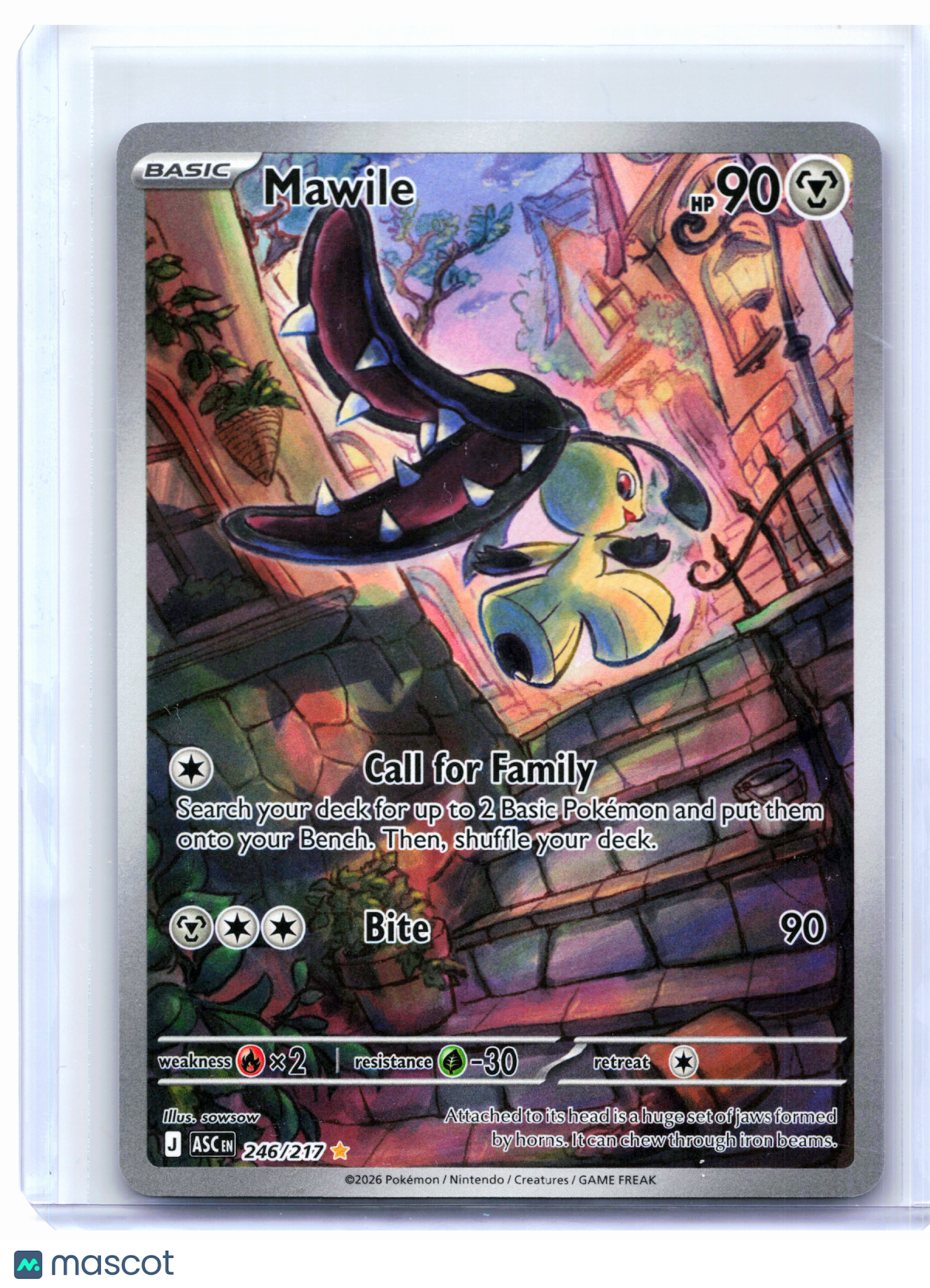 2026 Pokemon—Mawile #246/217 Ascended Heroes—Illustration Rare Holo