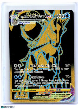2022 Pokemon—Ice Rider Calyrex VMAX #TG29/TG30 ASR:TG—Secret Rare Holo