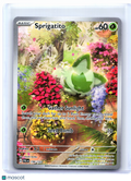 2023 Pokemon—Sprigatito #196/193 Paldea Evolved—Illustration Rare Holo [Damaged]