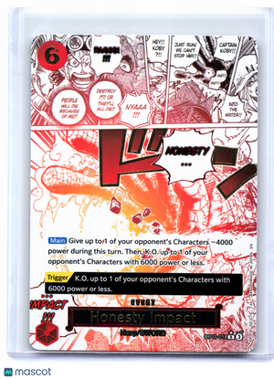 2025 One Piece—Honesty Impact (Alt Art) #OP11-018 A Fist of Divine Speed—Foil