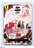 2025 One Piece—Gum-Gum Fire-Fist Pistol Red Hawk (Alt Art) #OP11-114—Rare Foil