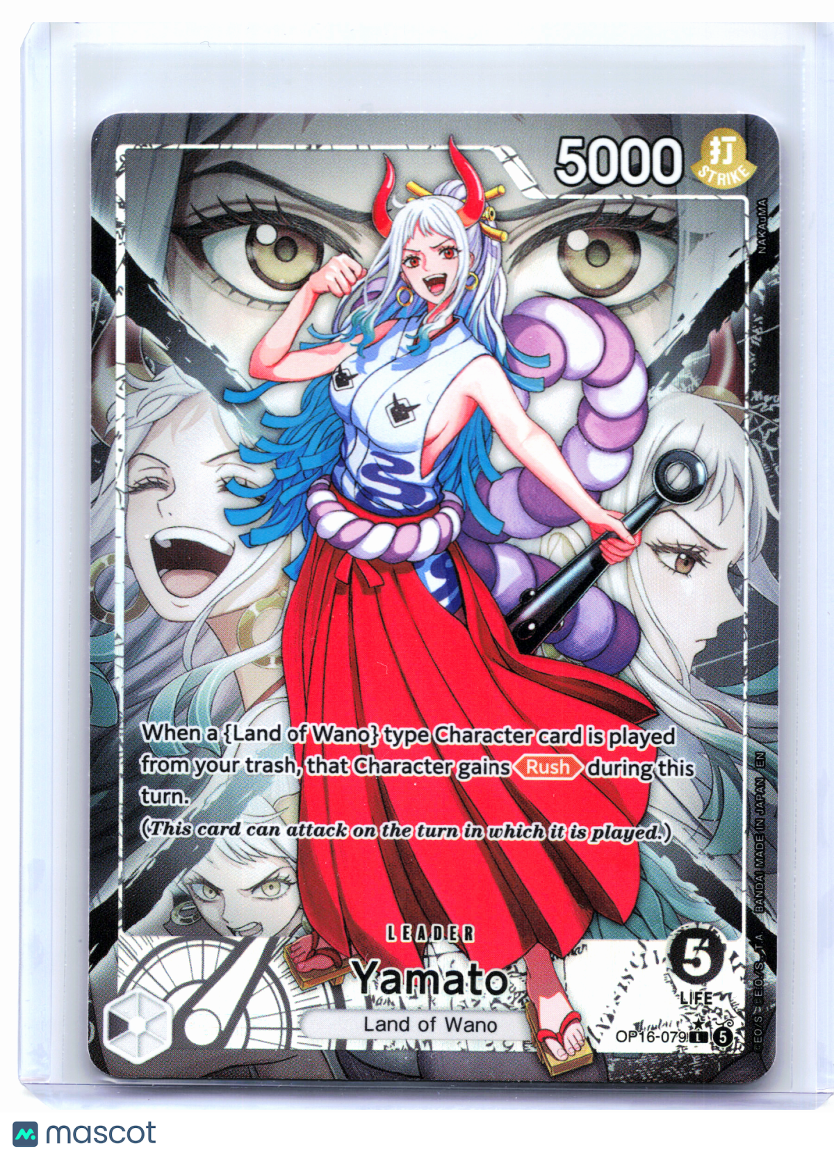 2026 One Piece—Yamato (Alternate Art) #OP16-079 The Time of Battle—Leader Foil