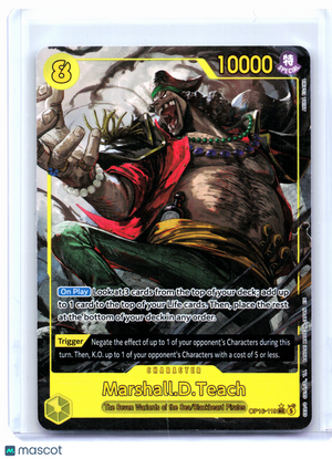 2026 One Piece—Marshall.D.Teach (Alt Art) #OP16-119 The Time of Battle—SEC Foil