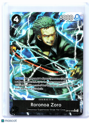 2025 One Piece—Roronoa Zoro (Alternate Art) #OP10-095 Royal Blood—Rare Foil