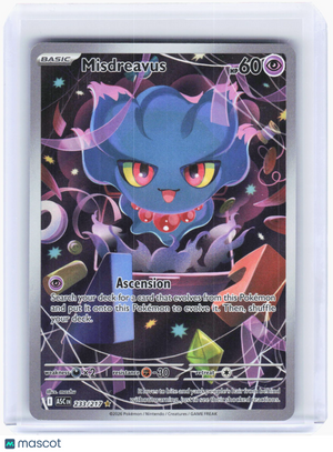 2026 Pokemon—Misdreavus #233/217 Ascended Heroes—Illustration Rare Holo