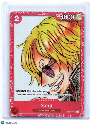 2023 One Piece Card Game—Sanji #ST01-006 FILM RED Edition—Common Foil [LP]