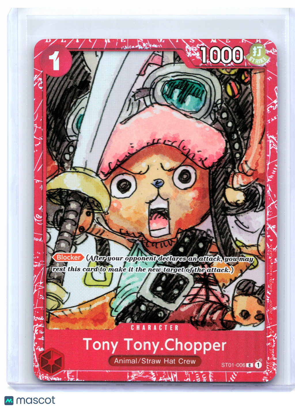 2023 One Piece—Tony Tony.Chopper #ST01-006 FILM RED Edition—Common Foil